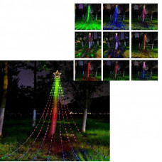 FILO 170 LED ALBERO DA PARETE RGB C/TELECOMANDO MT.17 (4pz)